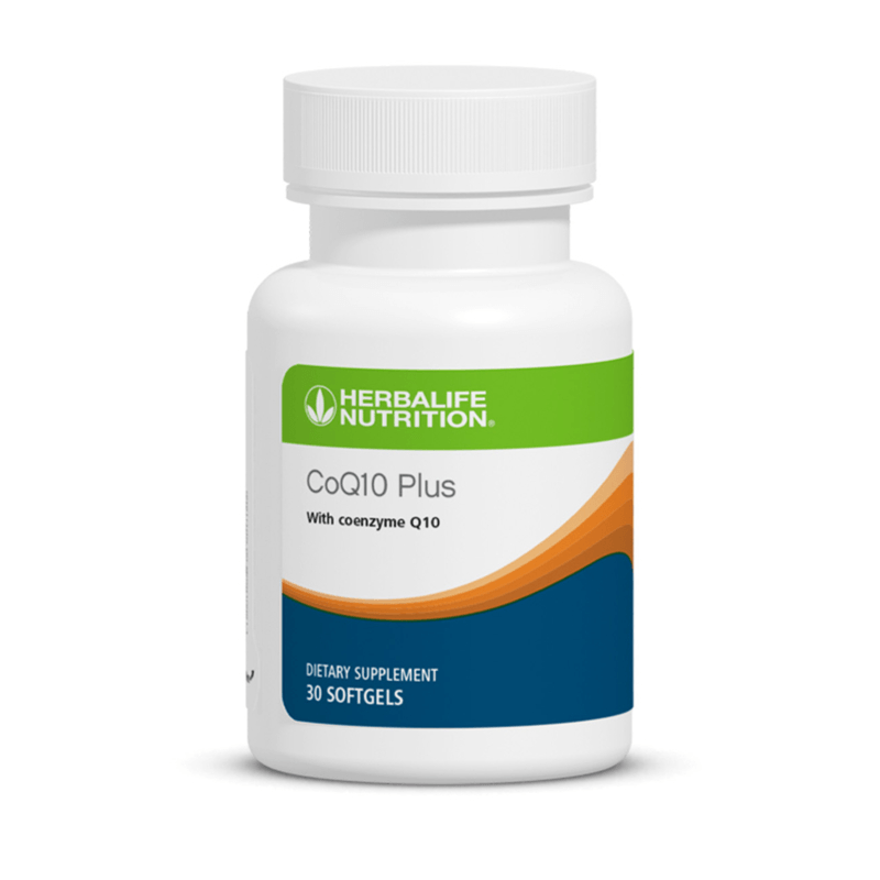 NaturalVive's CoQ10 Plus Softgels dietary supplement bottle for cellular energy and antioxidant support.