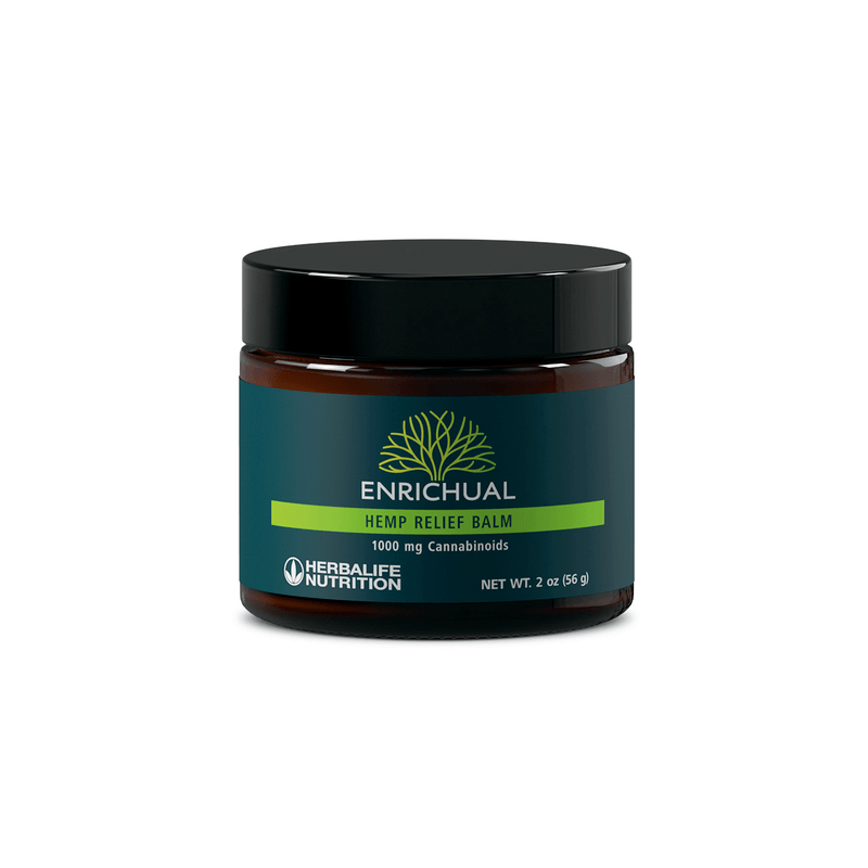 NaturalVive's Hemp Relief Balm in a 2 oz jar with 1000mg cannabinoids for soothing relief