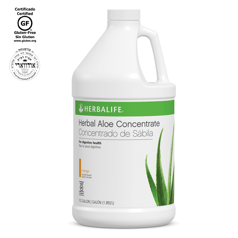 NaturalVive Herbal Aloe Concentrate in a gallon container for digestive health and nutrient absorption.
