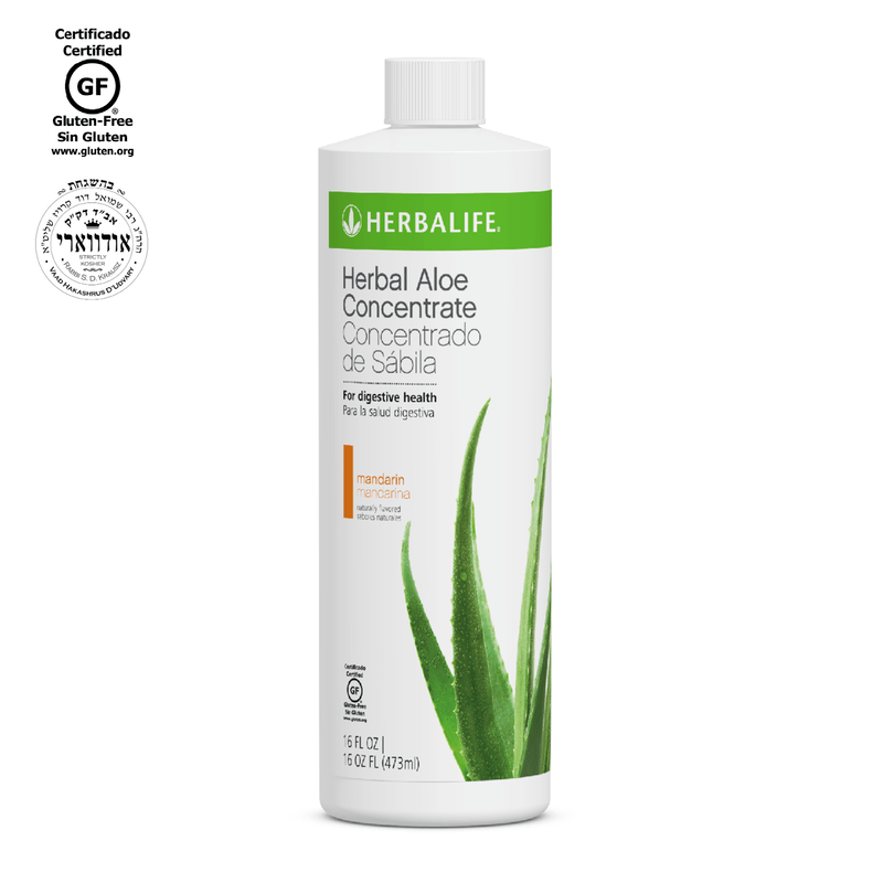 NaturalVive Herbal Aloe Concentrate bottle with aloe vera, promoting digestive health and nutrient absorption.