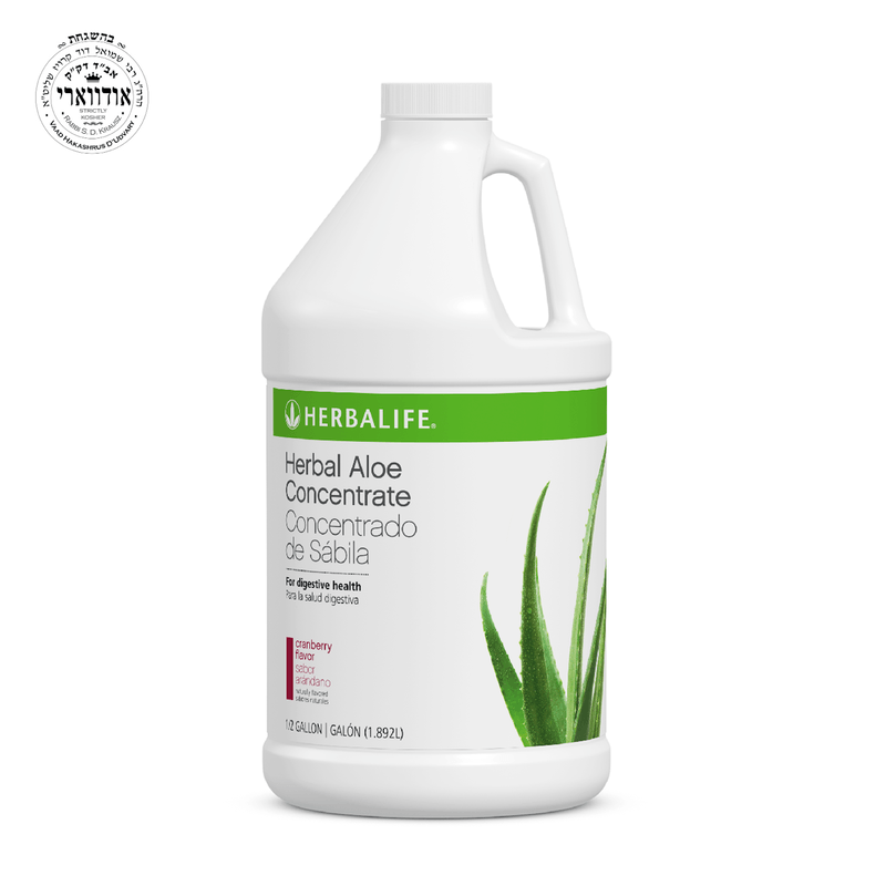 NaturalVive Herbal Aloe Concentrate bottle for digestive health and nutrient absorption, featuring aloe vera.
