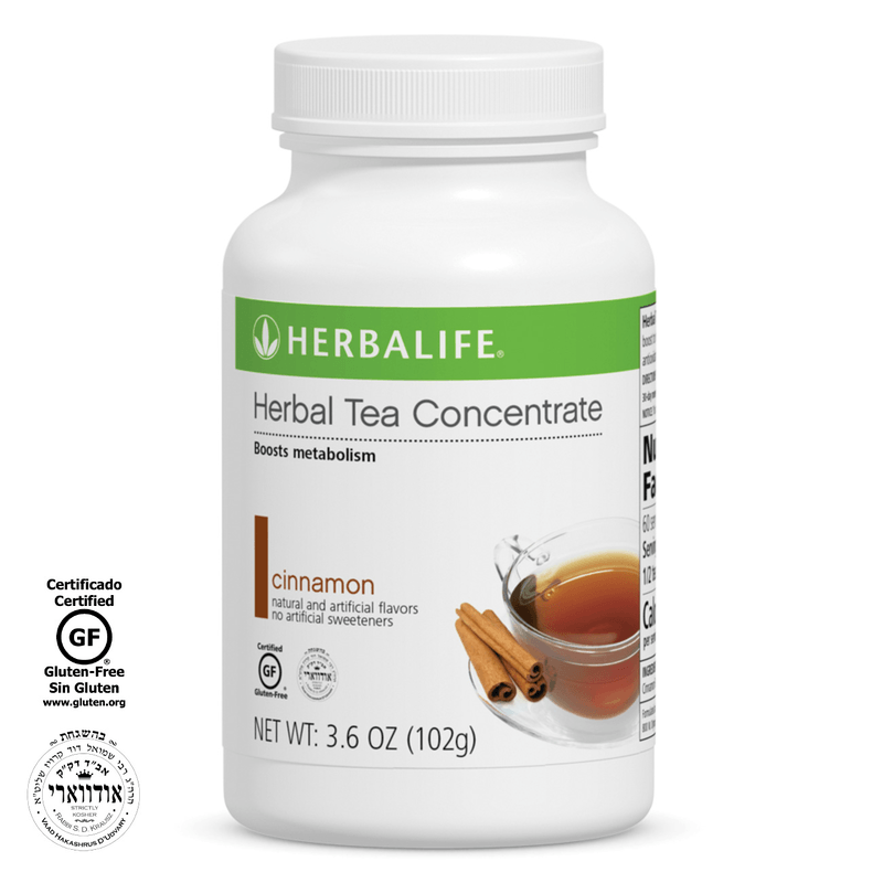 NaturalVive Herbal Tea Concentrate in cinnamon flavor, boosts metabolism with low-calorie refreshing tea.
