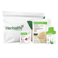 NaturalVive Classics Discovery Kit featuring Herbalife tea, Formula 1, and Aloe Concentrate for weight management.