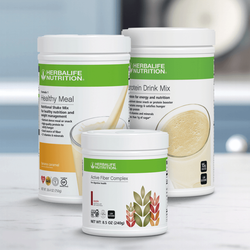 NaturalVive GLP-1 Nutrition Companion Classic products including Healthy Meal and Protein Drink Mix.