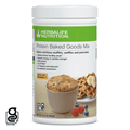 Protein Baked Goods Mix container by NaturalVive for nutritious baking, includes muffins, waffles, and pancakes.