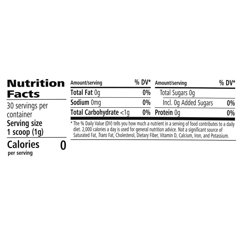 Herbalife Simply Probiotic nutrition facts label including serving size, calories, total fat, sodium, carbohydrates, and protein.