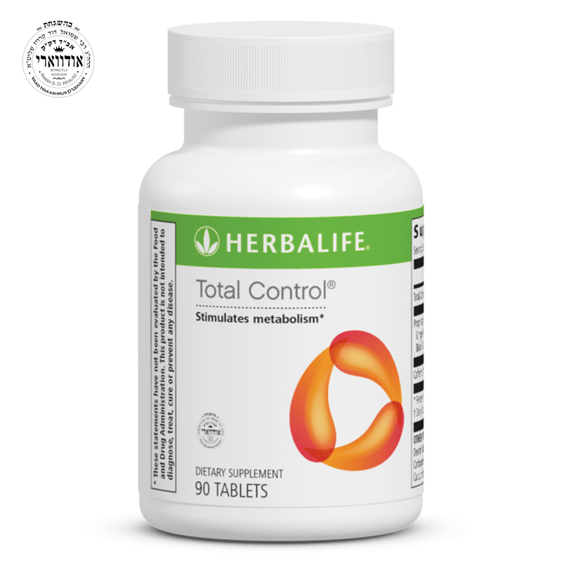 NaturalVive Total Control® dietary supplement bottle with 90 tablets for metabolism stimulation.