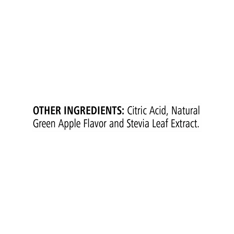 Herbalife24® BCAAs ingredients list including Citric Acid, Natural Green Apple Flavor and Stevia Leaf Extract.