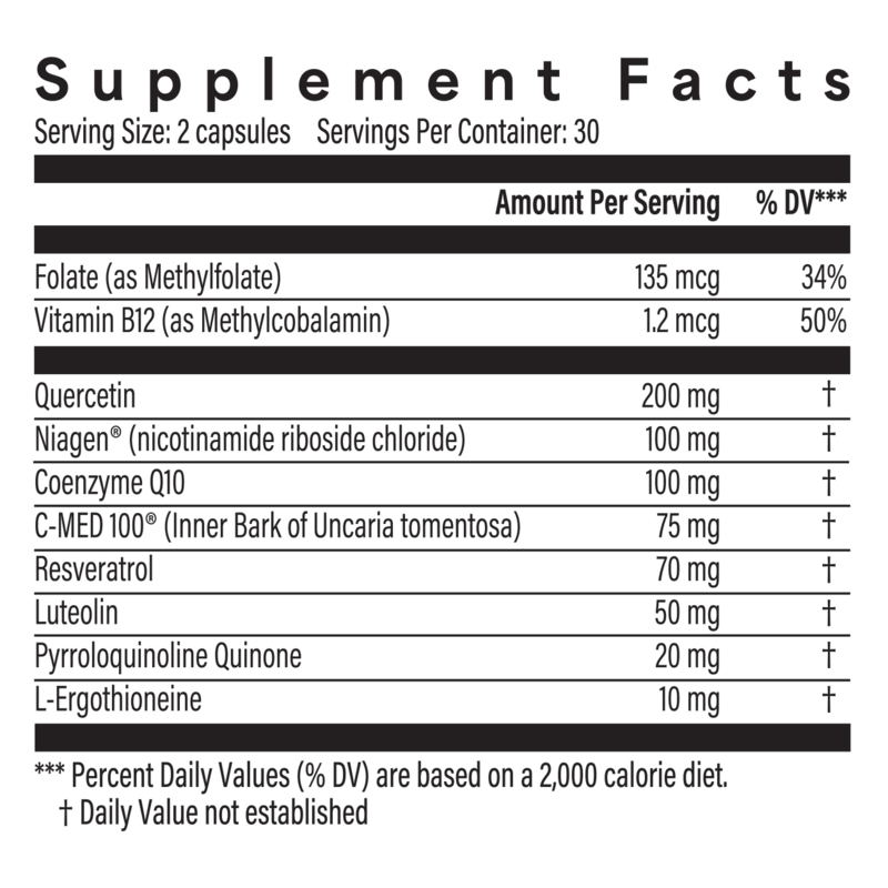 Supplement Facts for NaturalVive Life, showing ingredients and their amounts per serving.
