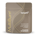 NaturalVive's MultiBurn weight-loss supplement packaging featuring 90 capsules with botanical ingredients.