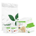 Classics On-the-Go Kit featuring Herbalife products from NaturalVive, including herbal tea and shakes for easy nutrition.