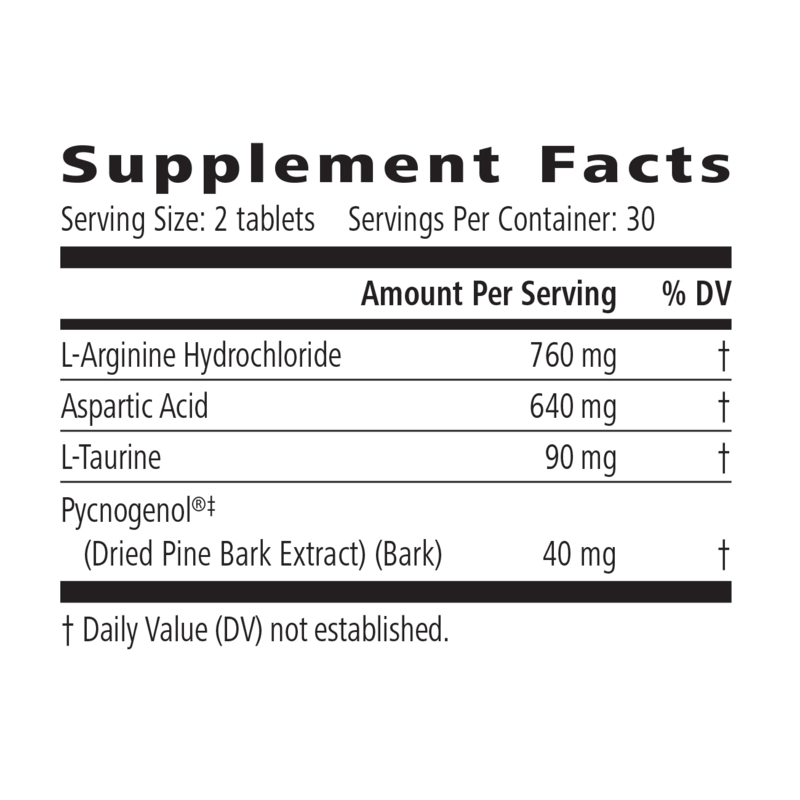 Supplement facts for NaturalVive's Prelox Blue, including ingredients like L-Arginine and Pycnogenol®.