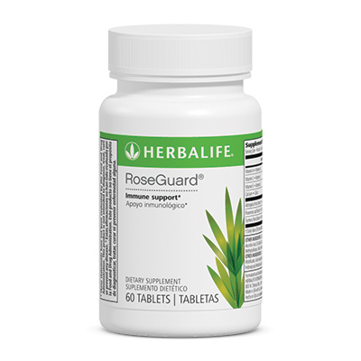 RoseGuard® bottle with 60 tablets, supports immune system, antioxidant Vitamins C and E, by NaturalVive.