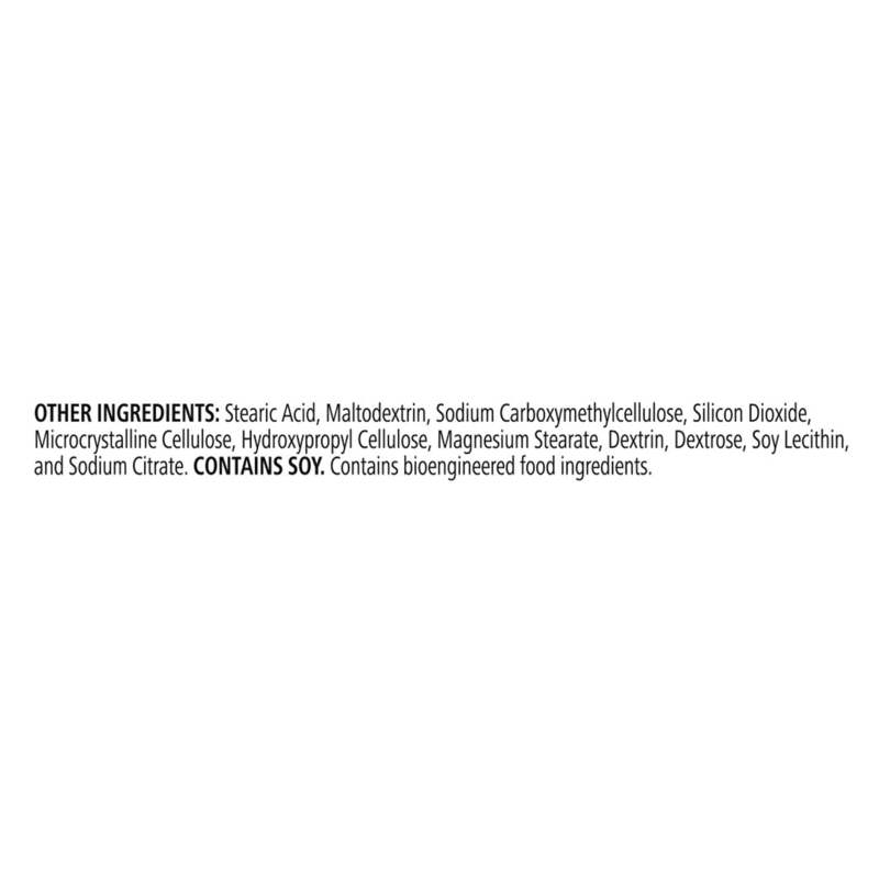 NaturalVive Sleep Now ingredient list including stearic acid, maltodextrin, and soy information.