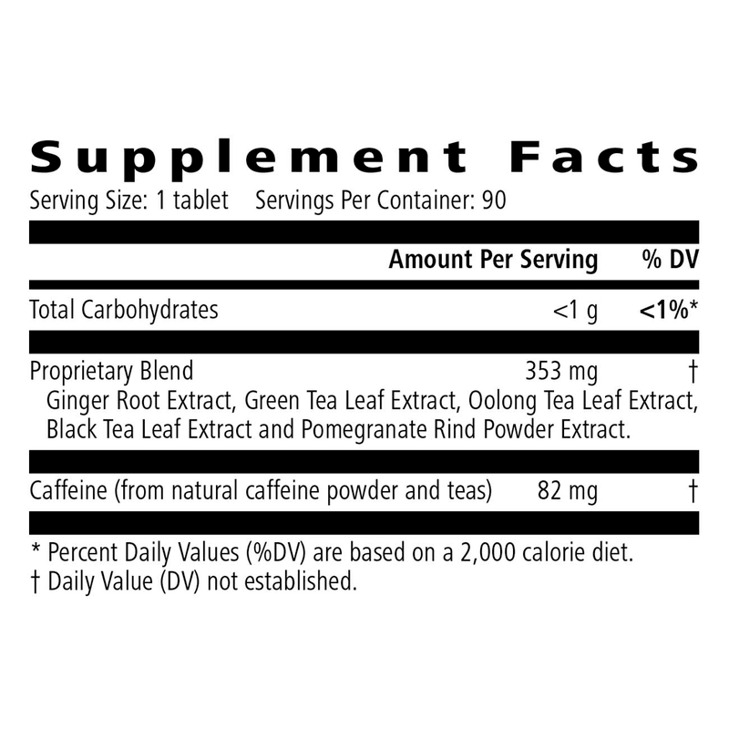 Supplement facts label for NaturalVive Total Control® showing ingredients and nutritional information.